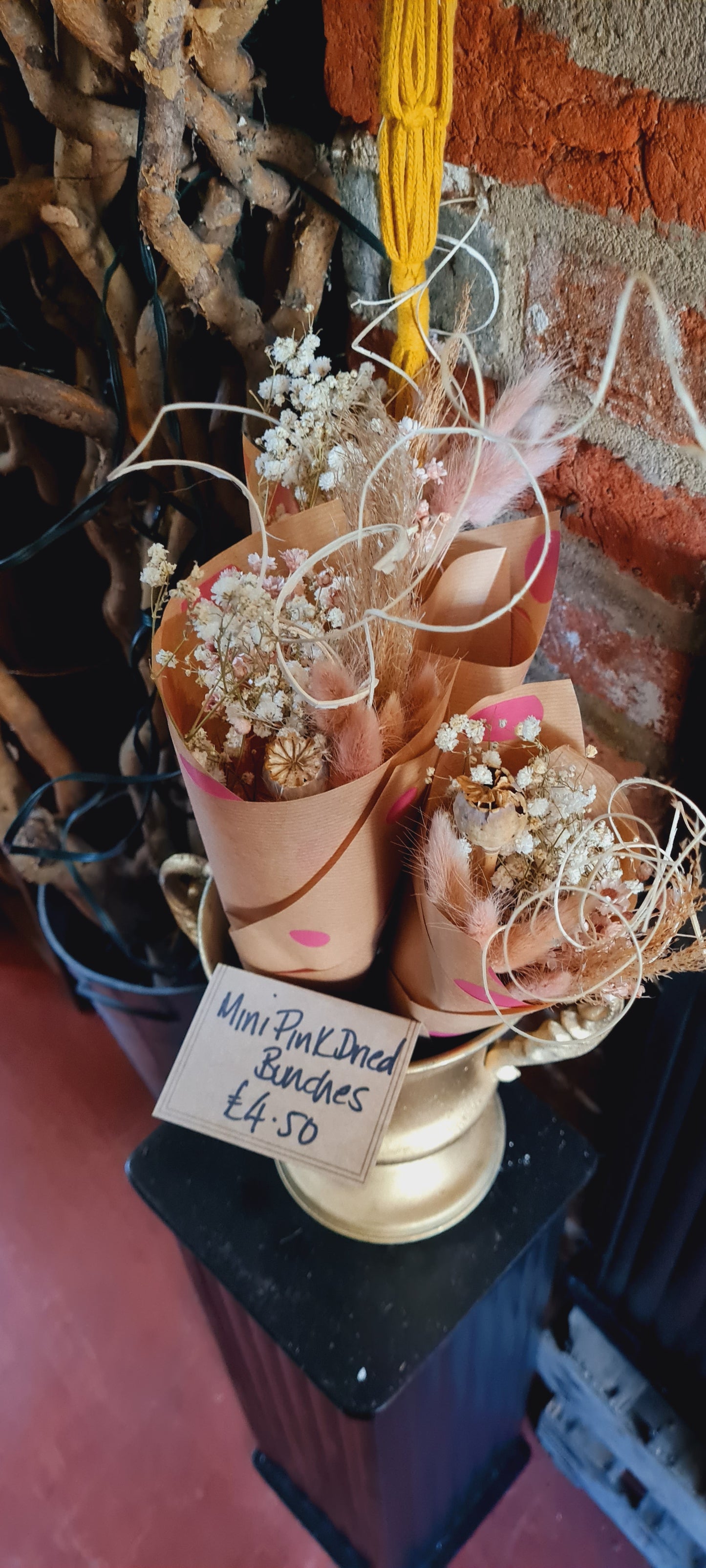 Mini Pink Dried Bunch