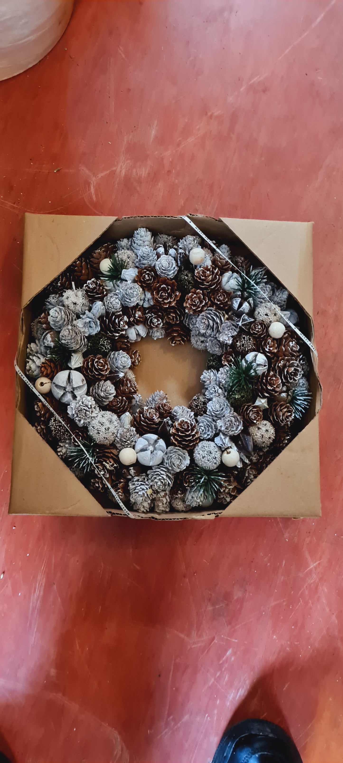 Boxed wreath