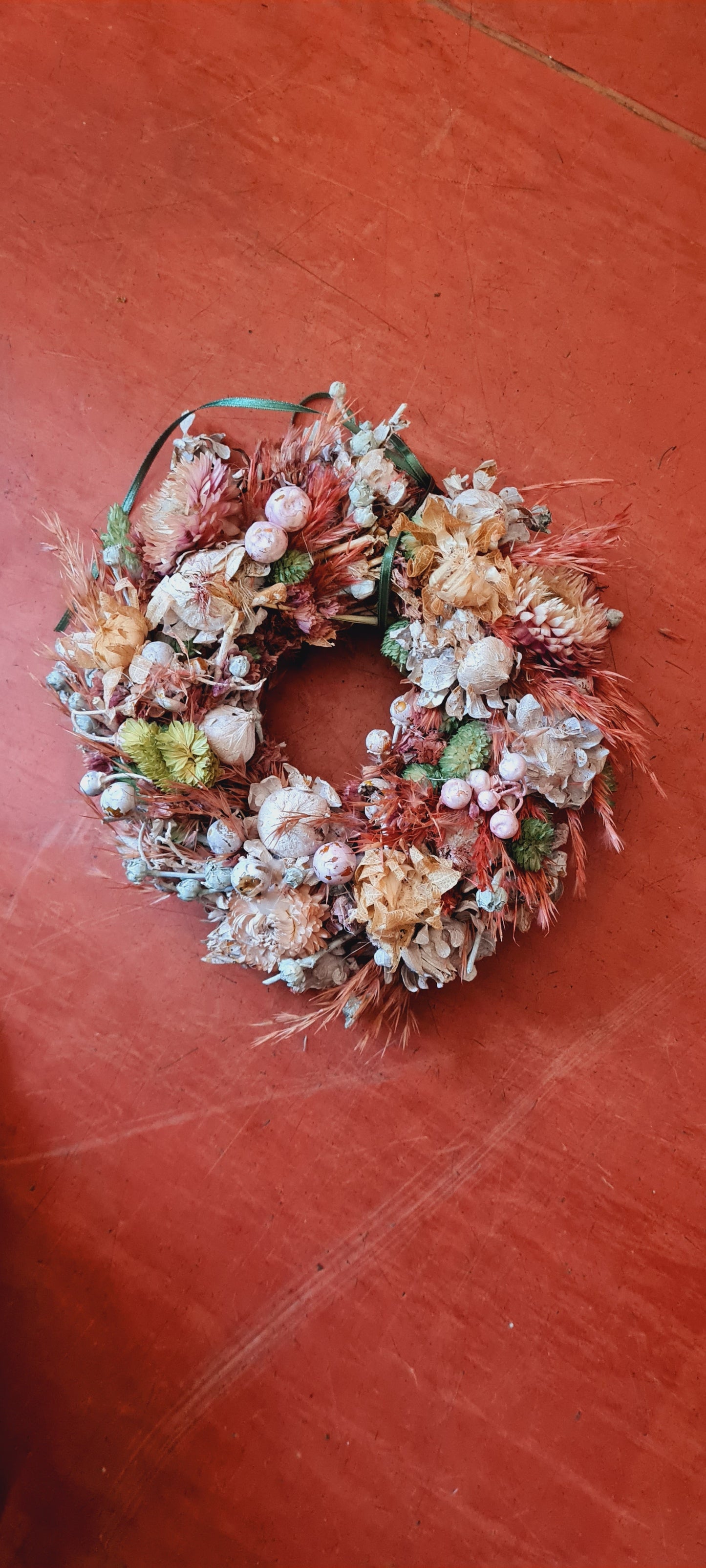 Mini dried wreath