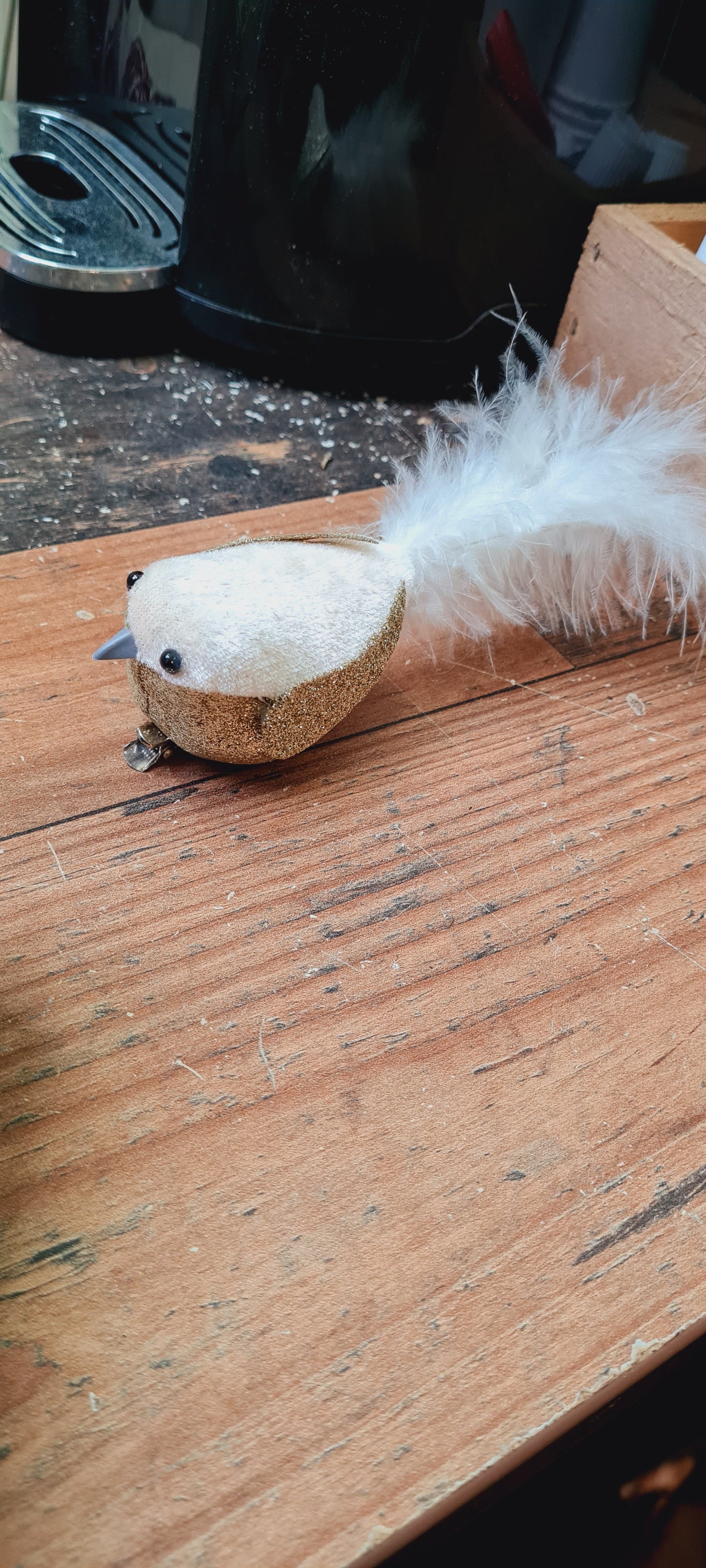 Feather bird clips