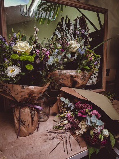 Floral Bouquet in Water