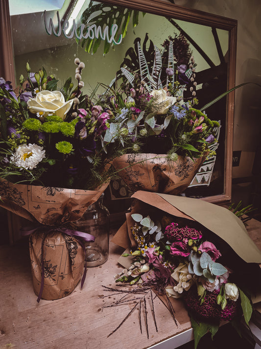 Floral Bouquet in Water